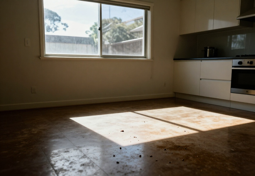 Rodent infestation in a Nelson warehouse before treatment